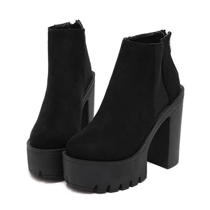 Gothic Classic Ankle Platform Boots EG0116 - Egirldoll