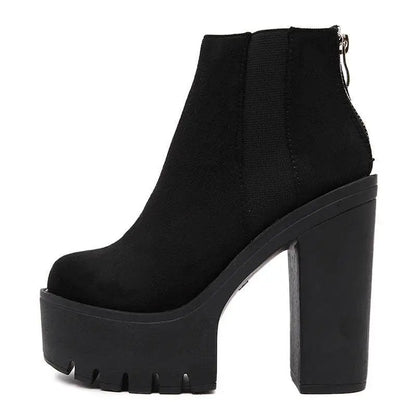 Gothic Classic Ankle Platform Boots EG0116 - Egirldoll