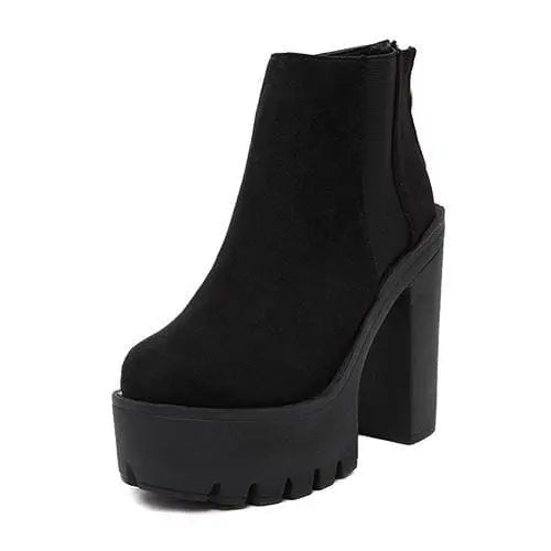 Gothic Classic Ankle Platform Boots EG0116 - Egirldoll