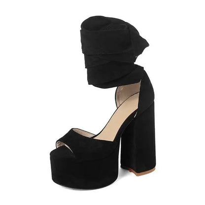 Gothic Classy Ankle Strap Platform Sandals EG0119 - Egirldoll