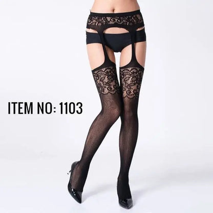 Gothic Embroidery Sexy Stockings Lingerie Pantyhose EG0181 - Egirldoll