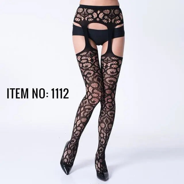 Gothic Embroidery Sexy Stockings Lingerie Pantyhose EG0181 - Egirldoll