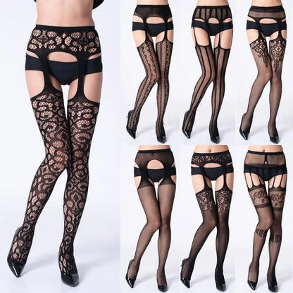 Gothic Embroidery Sexy Stockings Lingerie Pantyhose EG0181 - Egirldoll