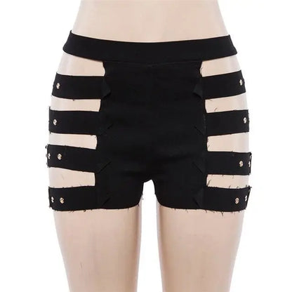 Gothic Erotic Side Strap Sexy Shorts EG0182 - Egirldoll