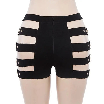 Gothic Erotic Side Strap Sexy Shorts EG0182 - Egirldoll