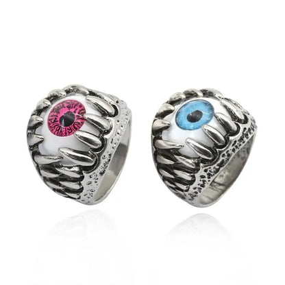 Gothic Evil Eyes Halloween Ring For Men Women EG255 - Egirldoll