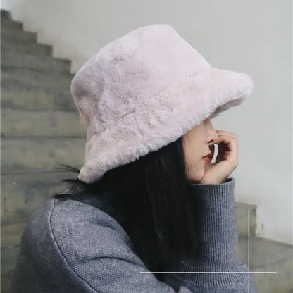 Gothic Faux Fur Bucket Hat EG0189 - Egirldoll