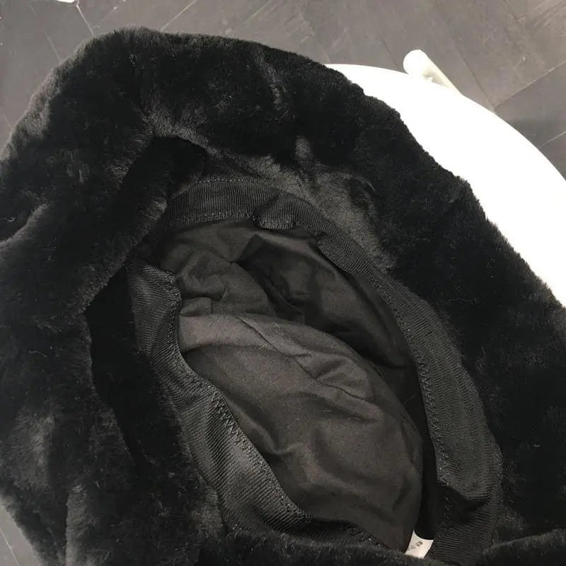Gothic Faux Fur Bucket Hat EG0189 - Egirldoll