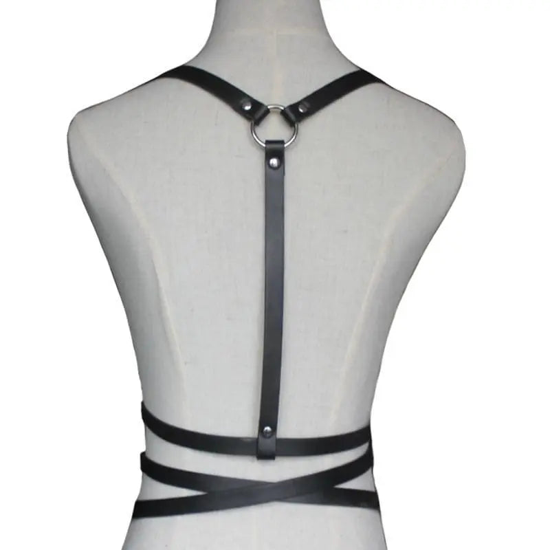 Gothic Faux Leather Body Harness Belt EG0192 - Egirldoll