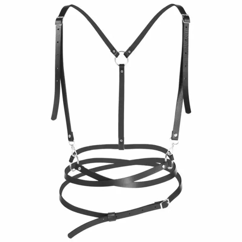 Gothic Faux Leather Body Harness Belt EG0192 - Egirldoll
