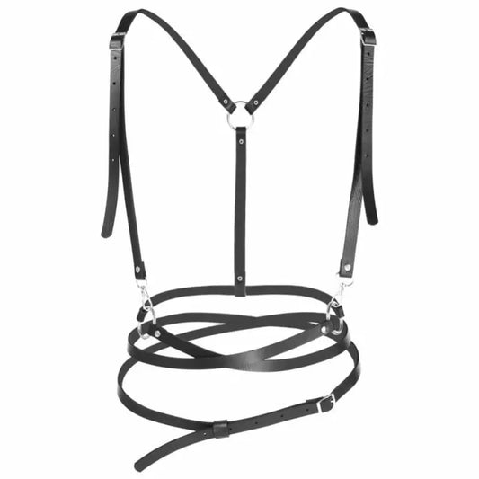 Gothic Faux Leather Body Harness Belt EG0192 - Egirldoll