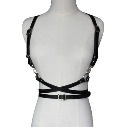 Gothic Faux Leather Body Harness Belt EG0192 - Egirldoll