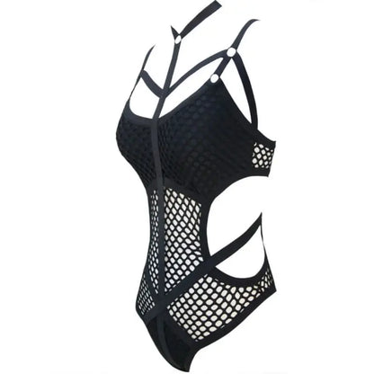 Gothic Fishnet Bodysuit (Available in size XS to 5XL) EG483 - Egirldoll