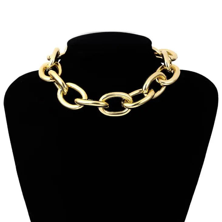 Gothic Grunge Chain Choker Necklace EG015 - Egirldoll