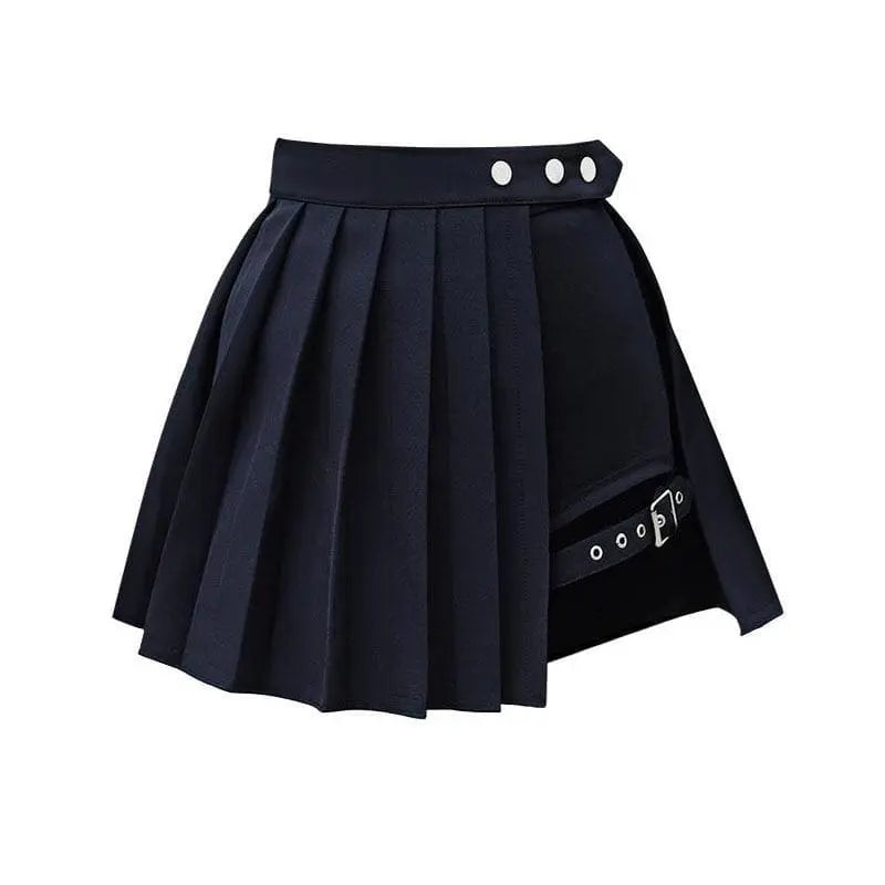 Gothic Grunge Shorts Pleated Mini Skirt EG083 - Egirldoll
