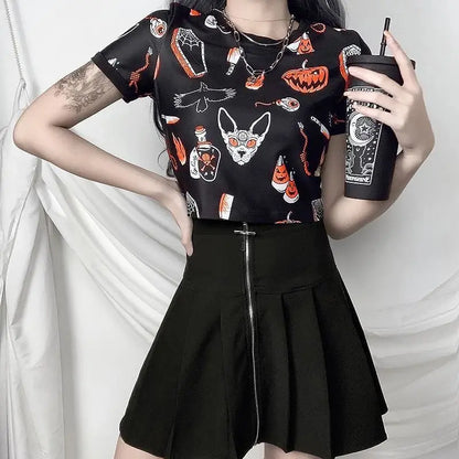 Gothic Halloween T Shirt EG317 - Egirldoll