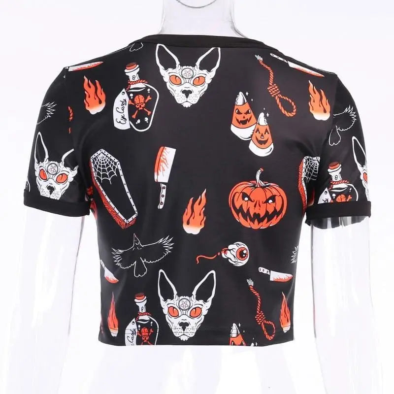 Gothic Halloween T Shirt EG317 - Egirldoll