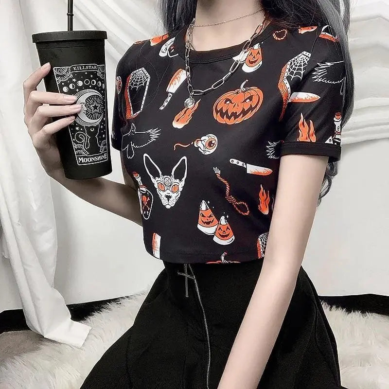 Gothic Halloween T Shirt EG317 - Egirldoll