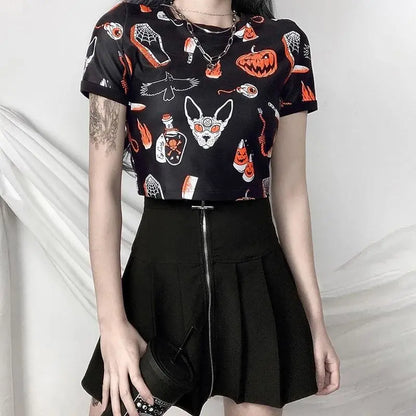 Gothic Halloween T Shirt EG317 - Egirldoll