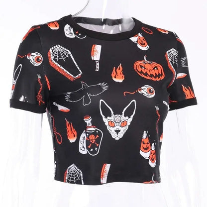 Gothic Halloween T Shirt EG317 - Egirldoll