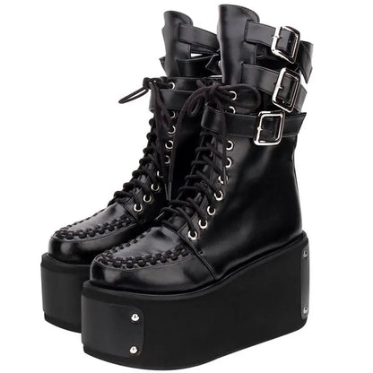 Gothic Harajuku Creepers Platform Boots EG273 - Egirldoll