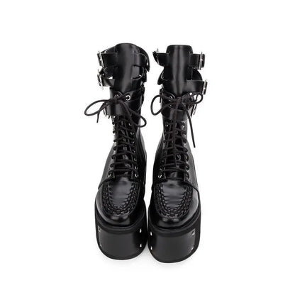 Gothic Harajuku Creepers Platform Boots EG273 - Egirldoll