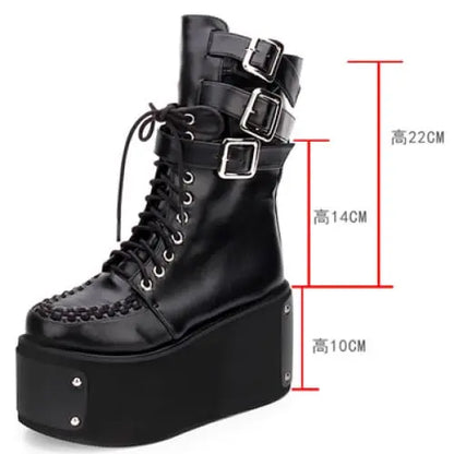 Gothic Harajuku Creepers Platform Boots EG273 - Egirldoll