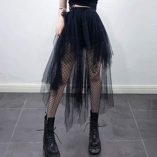 Gothic Harajuku Dark Princess Tulle Skirt EG17001 - Egirldoll