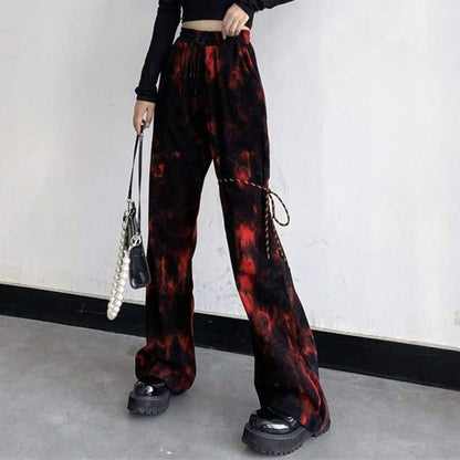 Gothic Harajuku Dye Fast Joggers GA097 - Egirldoll