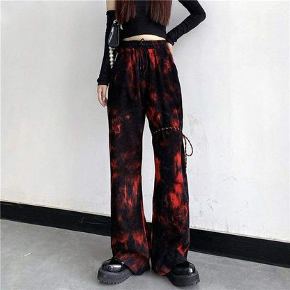 Gothic Harajuku Dye Fast Joggers GA097 - Egirldoll