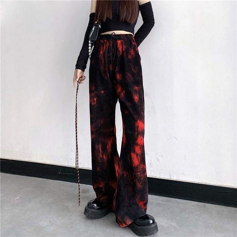 Gothic Harajuku Dye Fast Joggers GA097 - Egirldoll