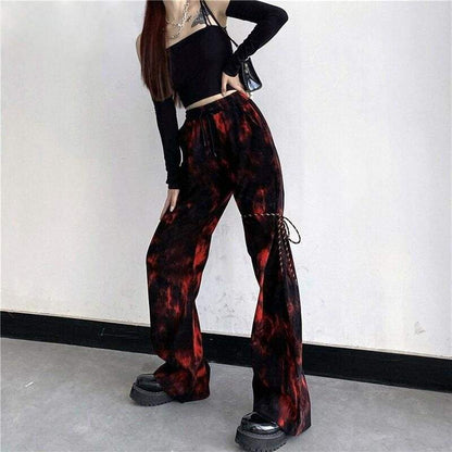 Gothic Harajuku Dye Fast Joggers GA097 - Egirldoll