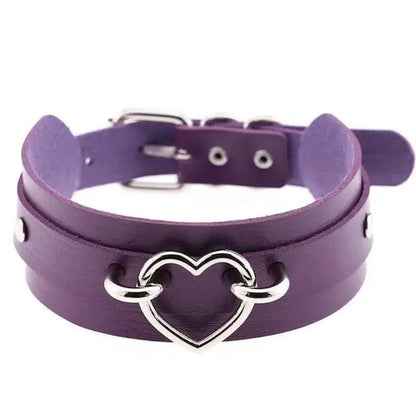 Gothic Harajuku Heart Choker Necklace EG199 - Egirldoll