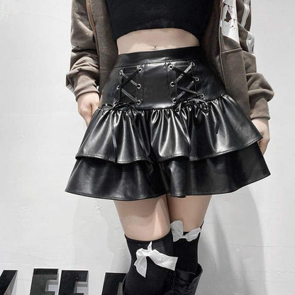 Gothic Harajuku I'm In Control Mini Skirt EG16935 - Egirldoll