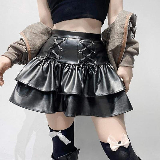 Gothic Harajuku I'm In Control Mini Skirt EG16935 - Egirldoll