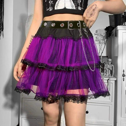 Gothic Harajuku Mystic Princess Mini Skirt GA004 - Egirldoll