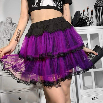 Gothic Harajuku Mystic Princess Mini Skirt GA004 - Egirldoll