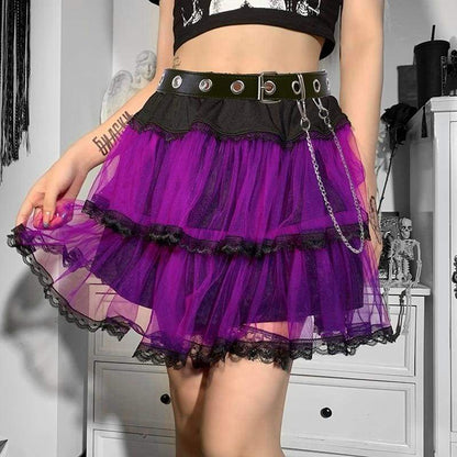 Gothic Harajuku Mystic Princess Mini Skirt GA004 - Egirldoll