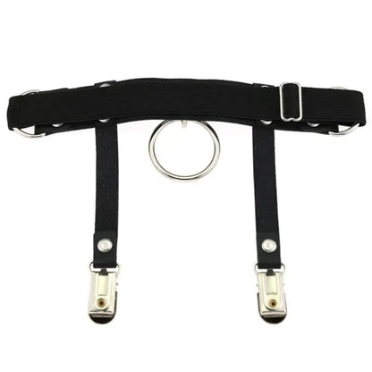 Gothic Harajuku O-Ring Faux Leather Leg Garter Harness EG0420 - Egirldoll