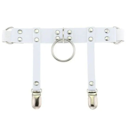 Gothic Harajuku O-Ring Faux Leather Leg Garter Harness EG0420 - Egirldoll