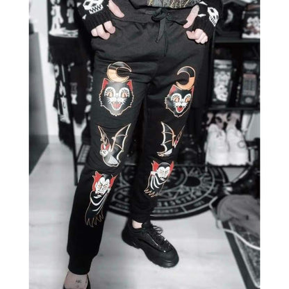 Gothic Harajuku Outta Hell Joggers Pants GA087 - Egirldoll