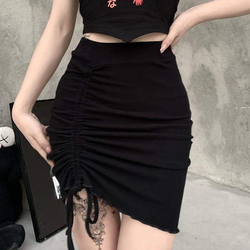 Gothic Harajuku Ya Found Me Mini Skirt EG16596 - Egirldoll