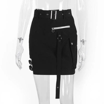 Gothic Hollow Out Side Mini Skirt EG0459 - Egirldoll