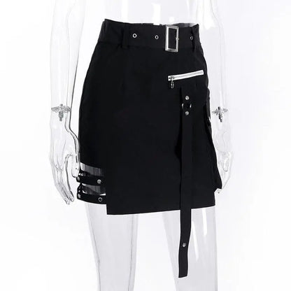 Gothic Hollow Out Side Mini Skirt EG0459 - Egirldoll