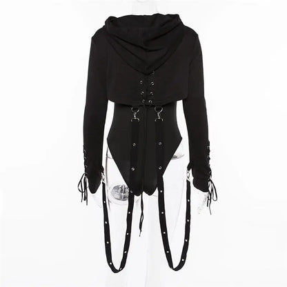 Gothic Hoodie Bolero with Straps EG0461 - Egirldoll