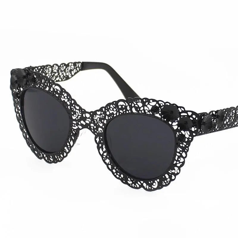 Gothic Intricate Design Cat Eye Sunglasses EG0467 - Egirldoll