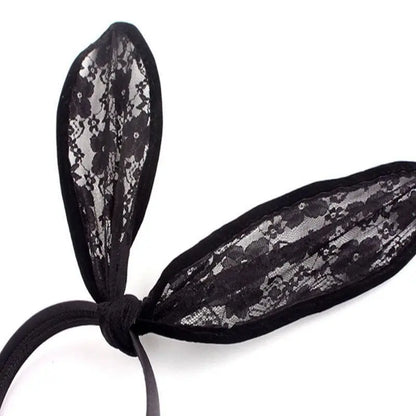 Gothic Lace Bunny Headband EG0480 - Egirldoll