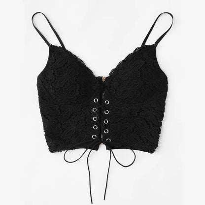 Gothic Lace Camis Tank Top EG151 - Egirldoll