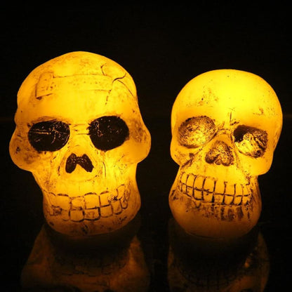 Gothic Mini Skull LED Flameless Electronic Candle Light - Egirldoll