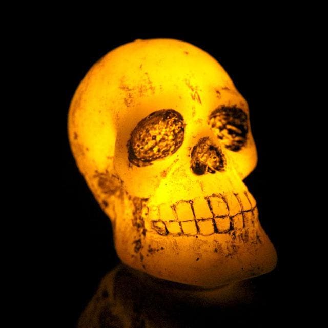 Gothic Mini Skull LED Flameless Electronic Candle Light - Egirldoll